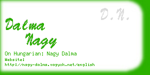 dalma nagy business card